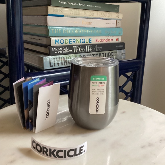 * New Corksicle 12oz Stemless Tumbler with Lid * - Picture 2 of 4